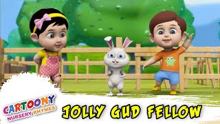 Jolly Gud Fellow | Animated Nursery Rhymes For Children Song | Children Songs | Kids Poem