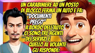 BARZELLETTA IL CARABINIERE AL POSTO DI BLOCCO #barzellettegratis #risateitaliane #risateanonfinire