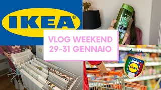 VLOG WEEKEND | SVUOTA LA SPESA LIDL | ACQUISTI IKEA | COSE DI CASA | TERMINATI GENNAIO