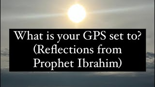 What is your GPS set to?