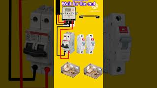 electric meter & mcb connection room wiring## from 3d ##animation## shorts youtube## video##