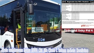 Hodně upovídaná jízda s autobusem Isuzu NOVO Citi life Class I. kolem města Hostivice