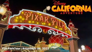 Walk Disney California Adventure Park | Christmas Décor | Week of November 06, 2023 [37.3] | Now 4k