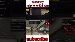 free fire best sensitivity mi phone and poco mobile #viral #freefire #sesitivitasheadshot