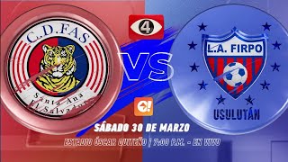 Canal 4 TCS LMF El Salvador 2024 CD Fas vs CD Luis Ángel Firpo (Jornada 13) Anuncio