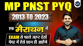 MP PNST BSC NURSING 2024 ANM, GNM PYQ MAHA MARATHON | 2013 TO 2023 COMPLETE PREVIOUS YEAR QUESTIONS