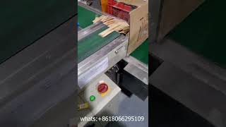 Wooden knife, fork and spoon packaging machine