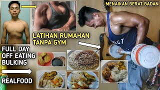 Makanan Murah Pembentuk Otot Seharian + Latihan Gym Rumahan Untuk Meningkatkan Masa Otot !!!