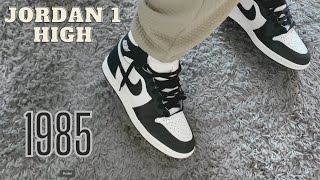 Nike Air Jordan 1 High 1985 Black & White Review and on foot