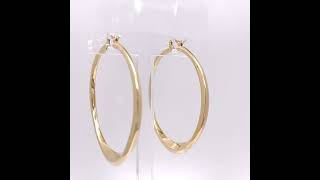 Σκουλαρίκια κρίκοι MM1049 - 360 Video | Haritidis Jewelry #earrings