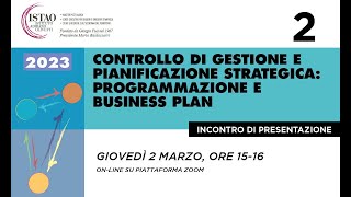 2. Controllo di gestione e pianificazione strategica: programmazione e business plan