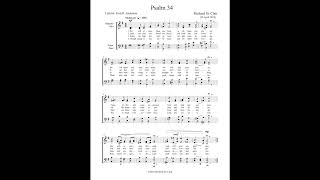 Richard St. Clair: Psalm 34 for Chorus