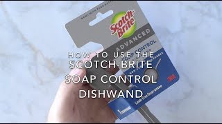 How to Use The Scotch Brite Dishwand