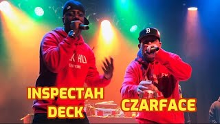 CZARFACE INSPECTAH DECK LIVE WARSAW BROOKLYN 12/17/2021 WU-TANG CLAN 3RD BASE MC SERCH STREETLIFE