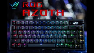 Asus ROG Azoth Keyboard Unboxing and Overview!