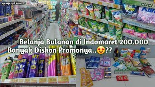 Belanja Bulanan Hemat 200Ribu di Indomaret dan Memahami Produk yang di Boikot || Grocery Shopping