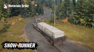 SnowRunner | Materials Order | Husky Forwarding Contract