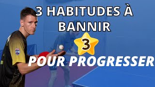 Ces 3 Habitudes Ruinent Ton Jeu – Élimine-les Maintenant ! Tennis De Table