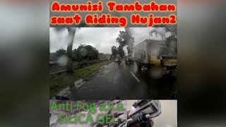 Solusi Lensa Action Cam Bebas Embun saat nge-Vlog Hujan2, Maaaaantaaaaaaab . . .