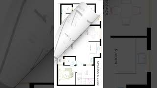 5 marla house plan || 48x22 feets  #housedesign #2dplan #3dplan #smallspacedesign #interiordesign