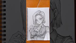 Drawing Android 18 from Dragon Ball #howtodrawanime #drawing #dragonball