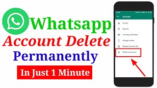 Delete Your Whatsapp Permanently || Techz Point