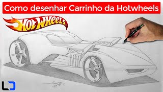 CARRINHO DA HOTWHEELS como desenhar (Aula passo a passo para iniciantes)