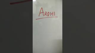 Arohi namelogo #art #logo #todaysart #youtubeshorts #shortsviral #drawing #shortfeed