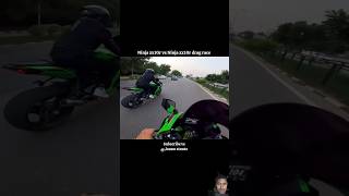 Kawasaki Ninja 🏍Zx10r vs Kawasaki Ninja Zx10r rider Bike 2k #shortsvideo Viral @refugiomental6032