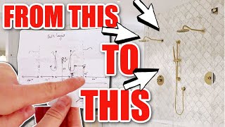 Plumbing a Custom 4 Zone Shower