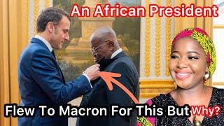 The President Of Ghana Flew To France For This......