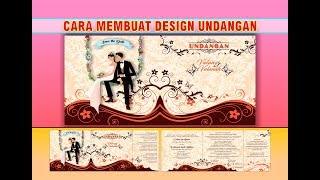 Cara bikin undangan, design undangan pernikahan #tutorial