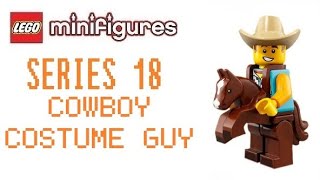 Lego Minifigures Series 18 Cowboy Costume Guy Review