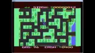 livestream of "Getaway!" (Atari 8-bit) - Spaghetti-Town, Population: 5