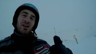 Snowboarder collision!! La prima volta con lo snowboard