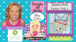 Kimberbell Cuties Vol 2 Table Toppers - May Triangles All Aflutter - Group Project