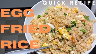 EGG FRIED RICE/FRIED RICE /quick recipe