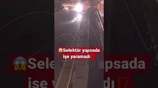 Trafik Kazası ⁉️ Selektör yapsada takla atmaktan kurtulamadı ‼️ #reels #fyp