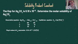 AP Chemistry: Video 7-3: Solubility Equilibria