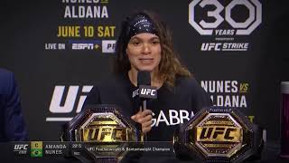 UFC 289 Nunes VS Aldana Pre Fight Press Conference HIGHLIGHTS + Face OFF #ufc #mma #funny #crazy