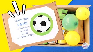 𝗖𝗔𝗝𝗔 de 𝗙𝗨𝗧𝗕𝗢𝗟 ORIGINAL para REGALAR en el DIA DEL PADRE ⚽ ( Plantillas 𝗚𝗥𝗔𝗧𝗜𝗦) ✅