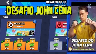 DESAFIO JOHN CENA| NOCAUTE FASE 2 | BRAWL STARS 😃