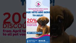 Shield Your Pet, Save 20%! #VaccinateYourPet #DiscountAlert (May)