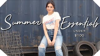 10 SUMMER FASHION ESSENTIALS (UNDER $100) | KIMISClOSET