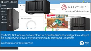 (OMV#9) Dokładamy do NextCloud wOMV udostępnianie danych dla osób zewnętrznych z tunelami Cloudflare