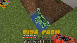 How to build a disk farm in minecraft