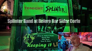 Splinter BAND  at Bolero Bar Sidari