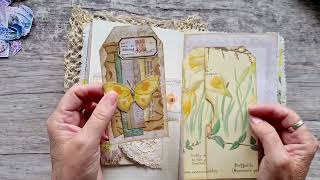 Daffodil flip through and starting Hyacinth journal