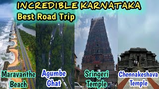 Maravanthe Beach | Agumbe Ghat | Sringeri | Chennakeshava Temple | Murudeshwar To Bangalore Journey