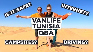 Is it SAFE here? Your Vanlife Tunisia questions answered LIVE! Vanlife Q&A